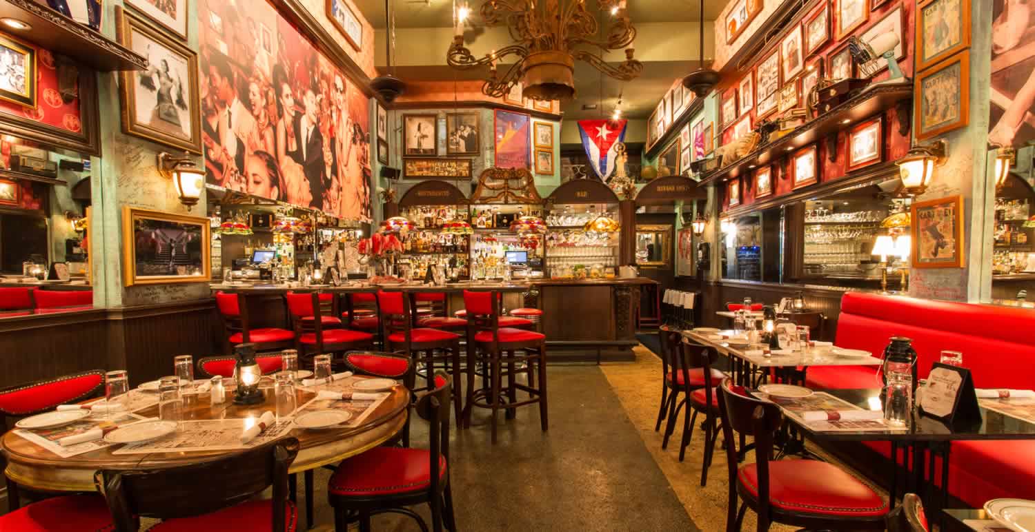 Restaurant sound and audiovisual system at Havana 1957 on Lincoln Road in Miami Beach